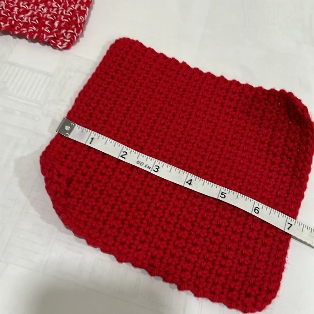 Hand Crocheted Washcloth/Dishcloth - Set of 3
